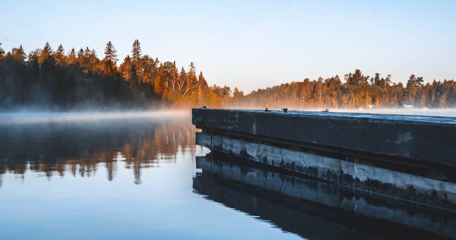 Chemin rural longeant le lac à Saint-Gabriel-de-Brandon, secteur du dépôt Doyle