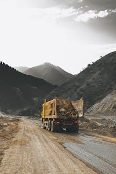 Benne à déchets de construction